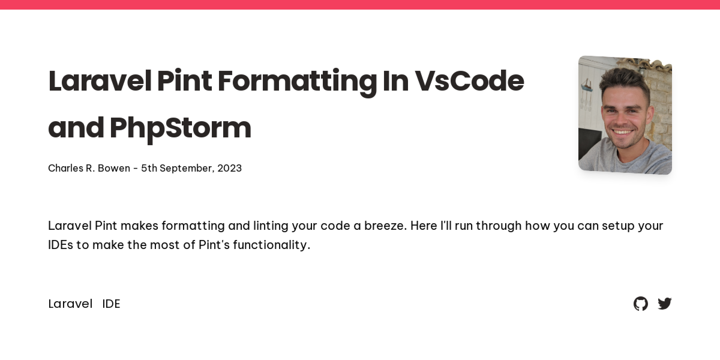 Laravel Pint Formatting In Vscode And Phpstorm